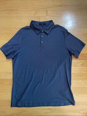 WestZeroOne Deep Blue Short-Sleeve Polo
